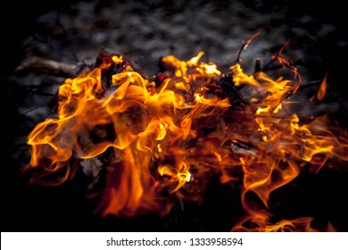 Abstract background of fire as a symbol of hell and inferno