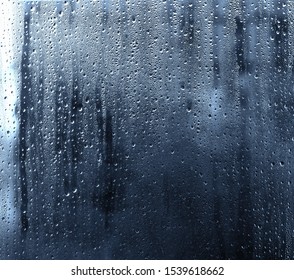Abstract background. Flowing down water drops - Powered by Shutterstock