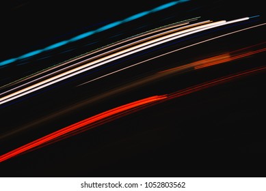 Abstract background with geometric elements Light Line Color over black background. Copyspace Concept.