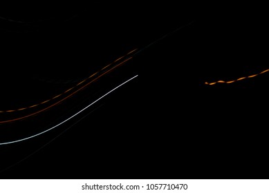 Abstract background with geometric elements Light Line Color over black background. Copyspace Concept.