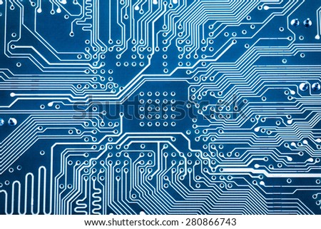 abstract  background with high tech circuit 