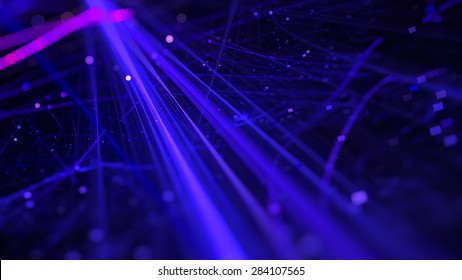 Abstract Background Lights Particles Rays