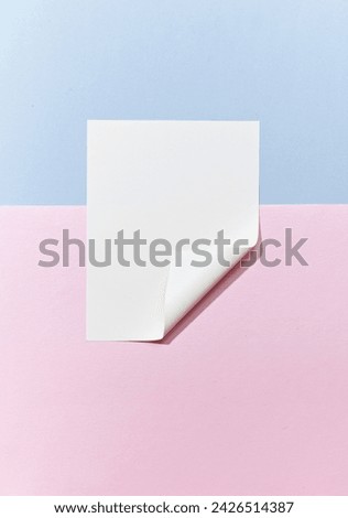 Abstract background with lines forming triangles such as shapes and empty spaces for creative design markers, intersections of light pink and light blue paper background of paper with dried ends.