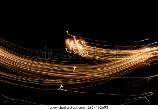 Abstract\
background of long explosure tale golden\
light