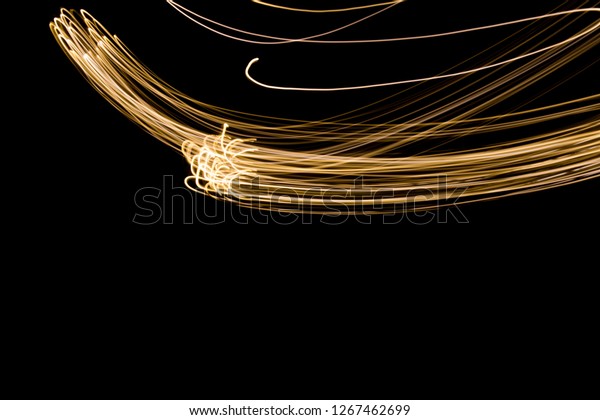 Abstract\
background of long explosure tale golden\
light