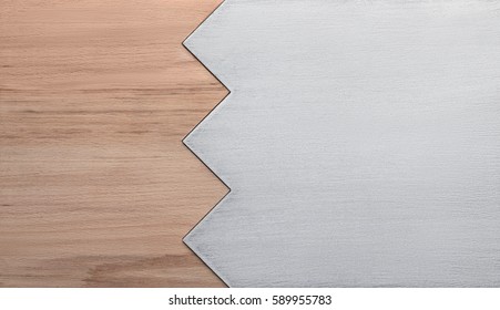 abstract background made of wood and metal