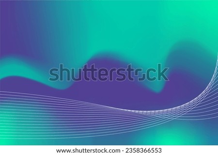 abstract background with meshfill colored style : green, blue, purple with aurora looks 