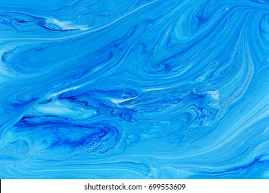 Abstract background of mix blue paints