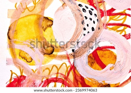 Abstract background, multicolor bright art collage. Pattern design for print invitation card, postcard. Drawing with wax crayons poster, colorful wallpaper, children's picture