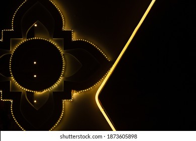 abstract background with name of a Thai decorative pattern