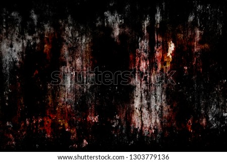 Abstract background old cement wall, concept of horror and Halloween