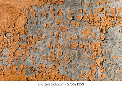 Abstract Background Orange Paint Scrapings On Stock Photo 575621353 ...