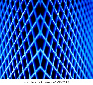 Abstract background of plastic hole pattern.