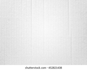 Abstract Background Of Recycle White Grey Cardboard Paper Texture From Packing Box Carton With Copyspace