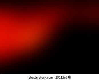 Abstract background  Red   black background and blur effect 