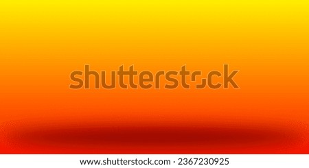 The abstract background is a red to yellow gradient for commercial use