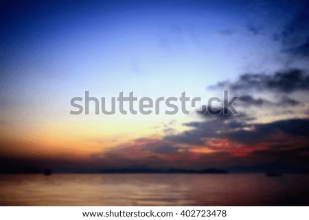 Image, Stock Photo Norwegian Sunset Norway