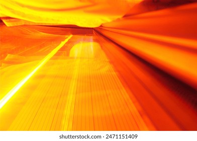 Abstract Background with sharp vibrant burnt orange and yellow colors, combined with geometric shapes