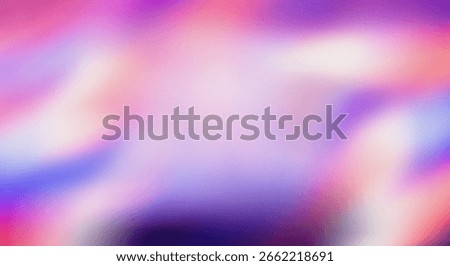 Abstract background with soft, flowing waves of pastel pink, purple, and blue hues, creating a dreamy and ethereal atmosphere.