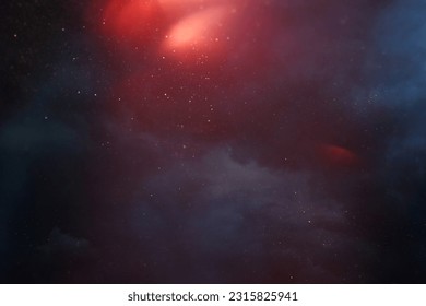 Abstract background of soft focus bokeh lights