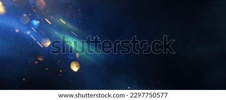 Abstract background of soft focus bokeh lights