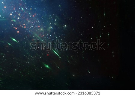 Abstract background of soft focus bokeh lights