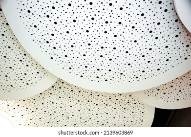 Abstract Background With Space For Text. Modern Lighting Fixtures In The Interior