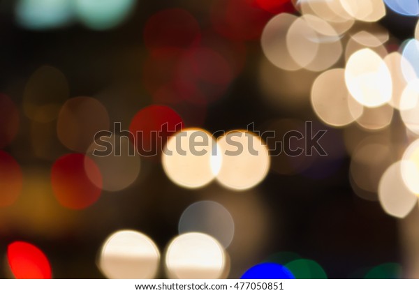 Abstract background, Street Night city \
lights Bokeh  varicolored\
background.