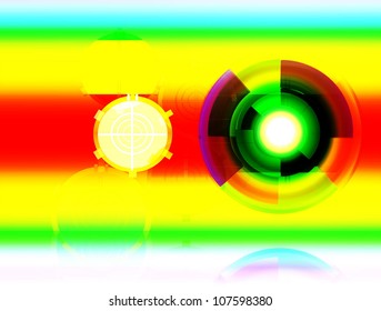 Abstract background technology