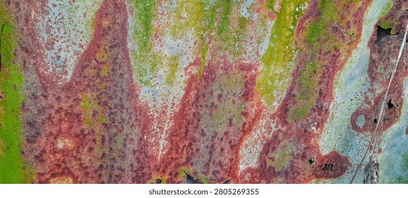 Abstract background texture
Closer view of a corroded metal surface texture.
