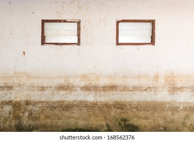 Abstract Background Texture Of Water Level Stain Pattern After Flood On Wall House At Thailand Stain Pattern After Flood On Wall House At Thailand