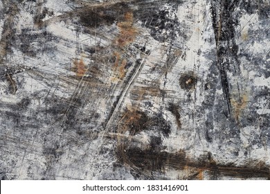 Abstract Background Texture in White and Brown on Black I