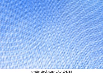 abstract background: unique wavy pattern of overlaying two grids, blurred and tinted to navy blue color
