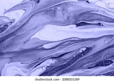Abstract background very peri color. Close-up of nail polish texture. Color trend of the year 2022.