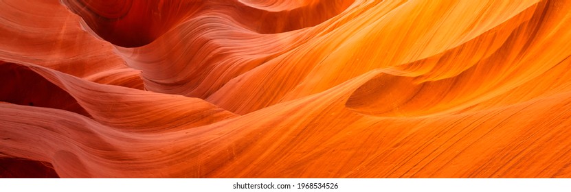 Abstract background wall of famous canyon antelope near page
