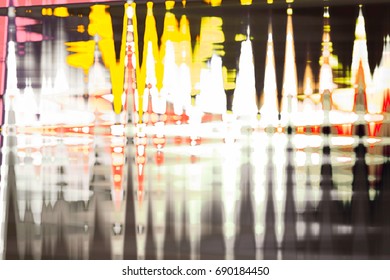 Abstract background with wavy rays of light