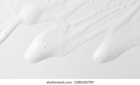 Resumen de fondo textura de espuma de jabón blanca. Espuma de champú con burbujas