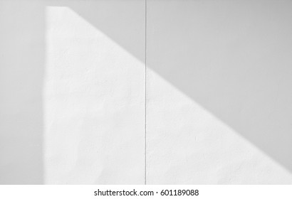 Abstract Background Of A White Wall With Shadows