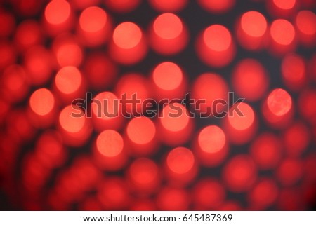 Abstract backround with redlights bokeh