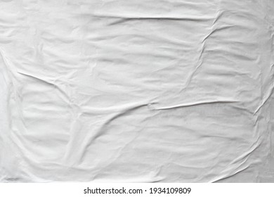 Abstract beautiful creased white wrinkled street poster texture