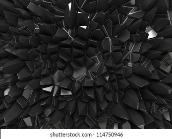 Abstract Black Background