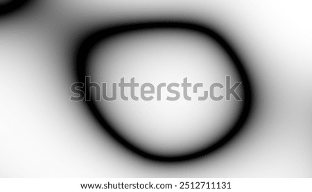 Abstract black blur thin linear abstract curved wavy circle for background, wallpaper, banner, label etc. Overlay png design