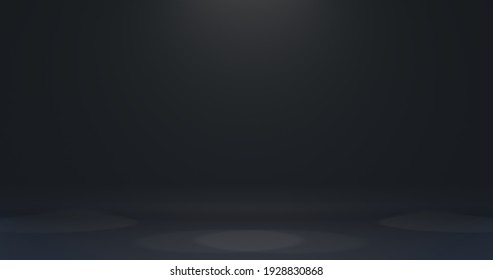 Abstract Black Stage for Background