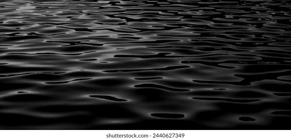 Abstract Black Water Surface. Water reflection texture background. black sea wave.  River lake rippling Water.Ocean surface dark nature background. Dark water. Oil Ripple. Oil Surface. Dark Liquid.  - Powered by Shutterstock