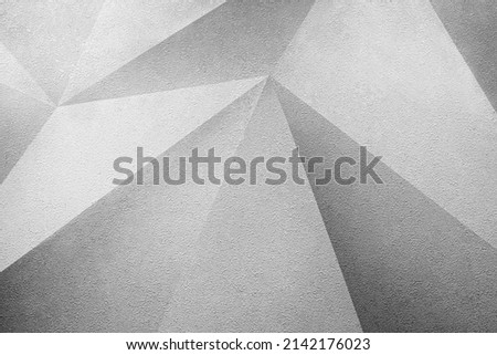 Abstract black and white geometric triangular texture pattern