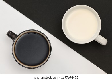 Half And Half Milk High Res Stock Images Shutterstock