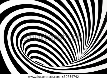 Abstract black and white twirl background, Vortex