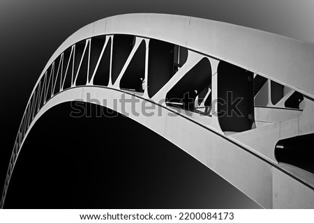 Similar – Foto Bild Stabbogenbrücke