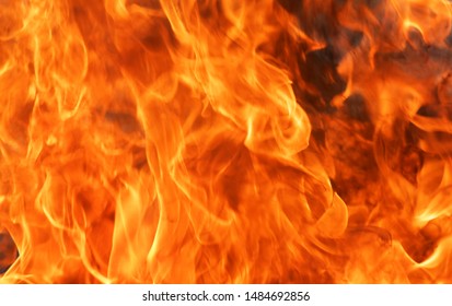 Abstract Blaze Fire Flame Texture Background.