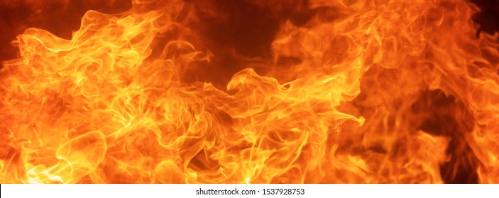 Abstract Blaze Fire Flame Texture For Banner Background